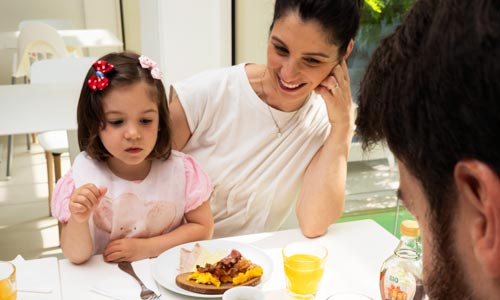 Family breakfast