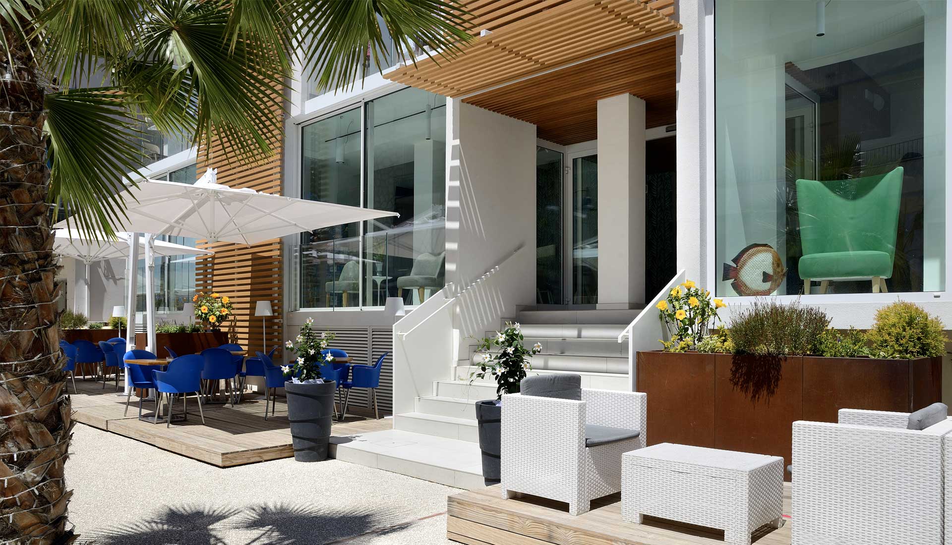 Esterno dell'Hotel Romagna